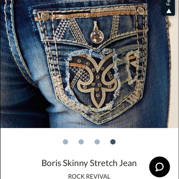 Rock Revival Boris Style Skinny Jeans 
